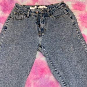 pacsun size 23 mom jeans blue